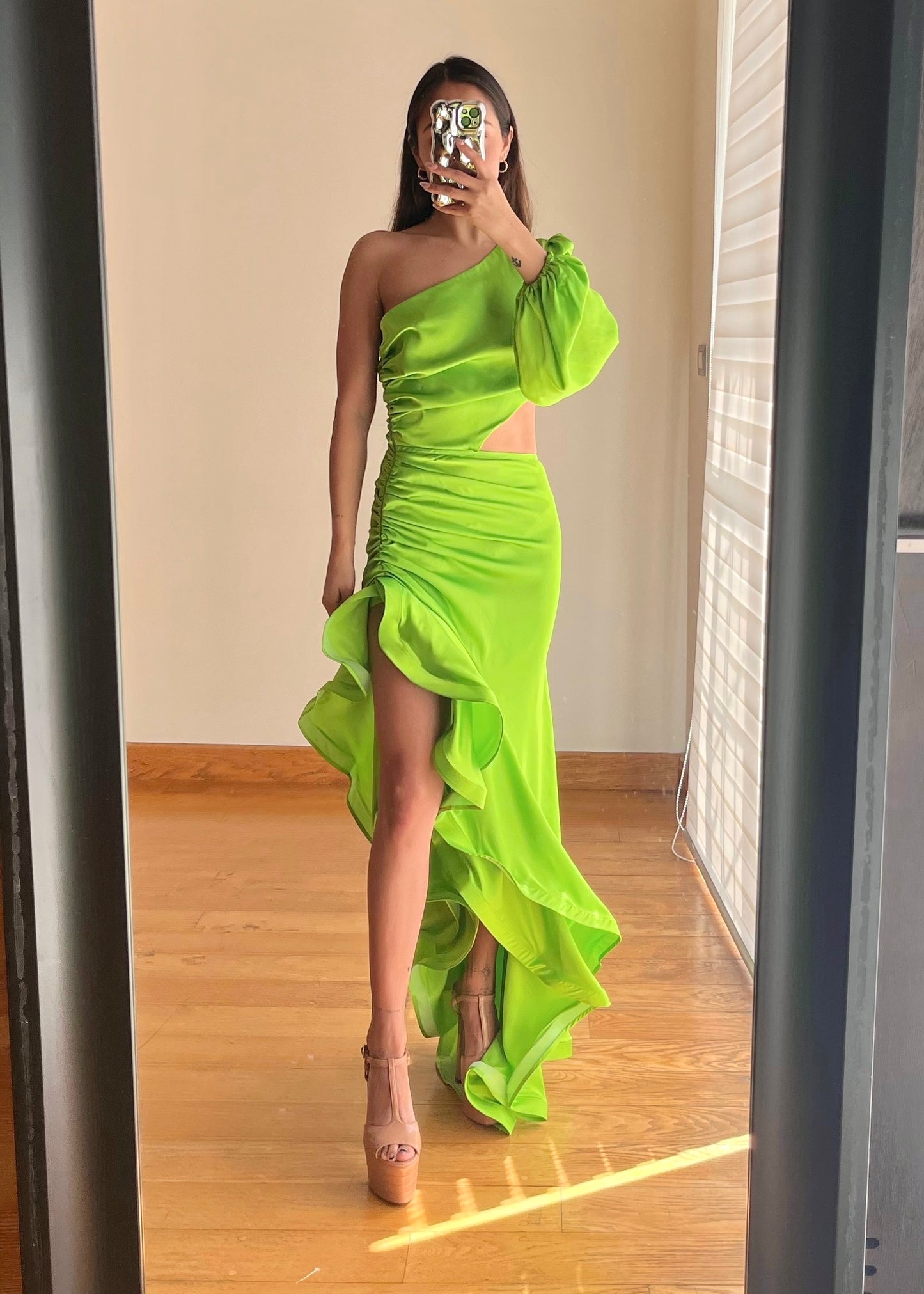Grease Neon Lime Dress