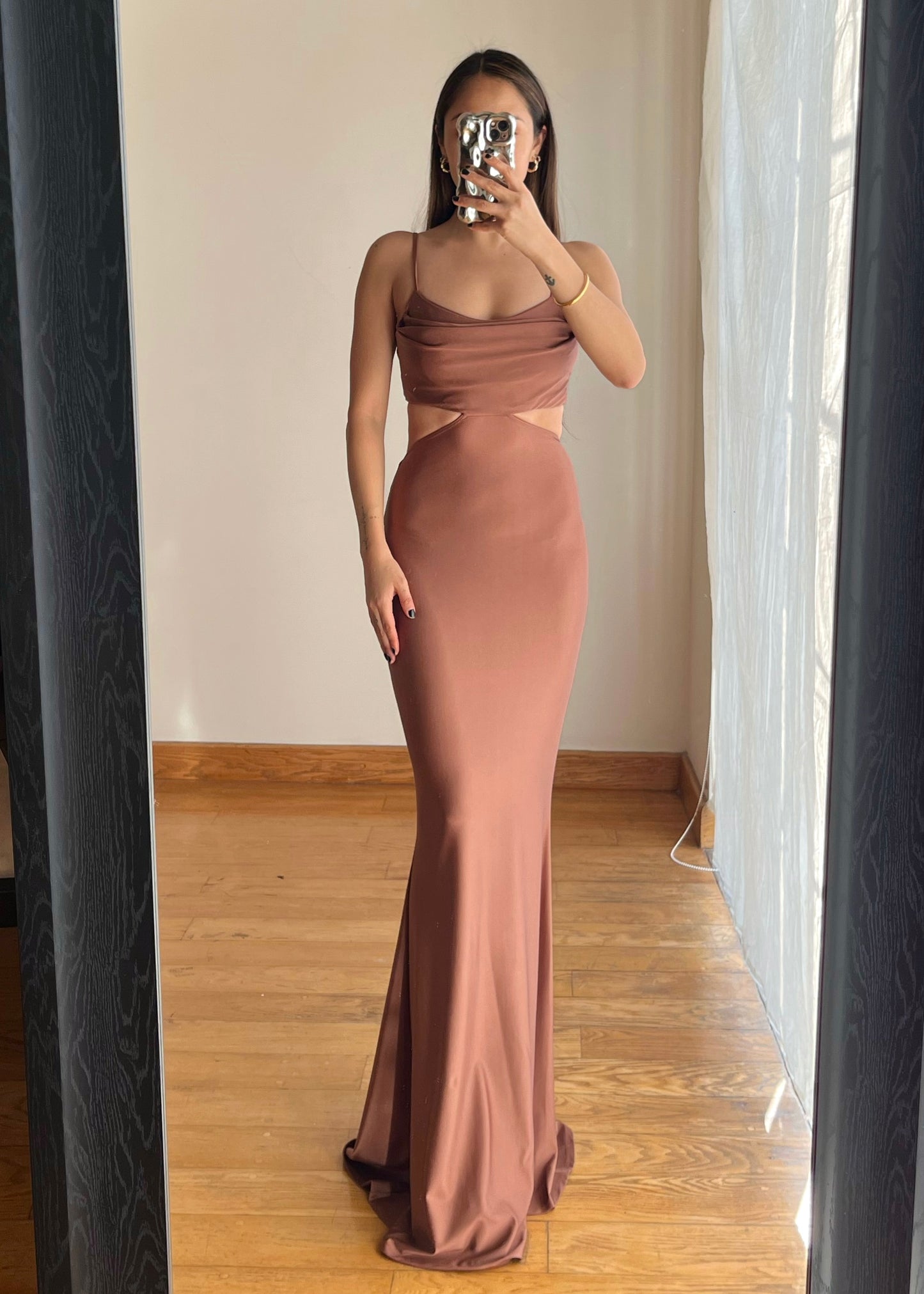 Gulia Terracota Maxi Dress