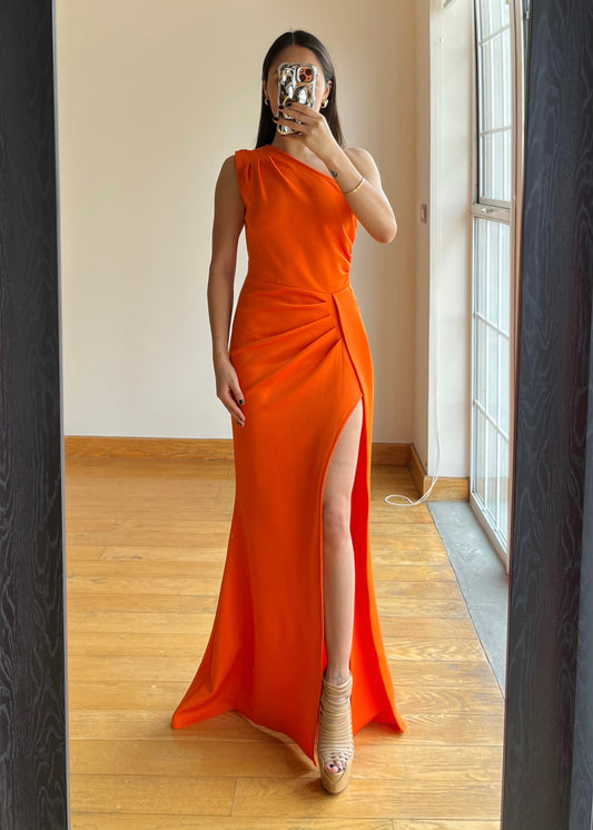 Suzzete Orange Maxi Dress