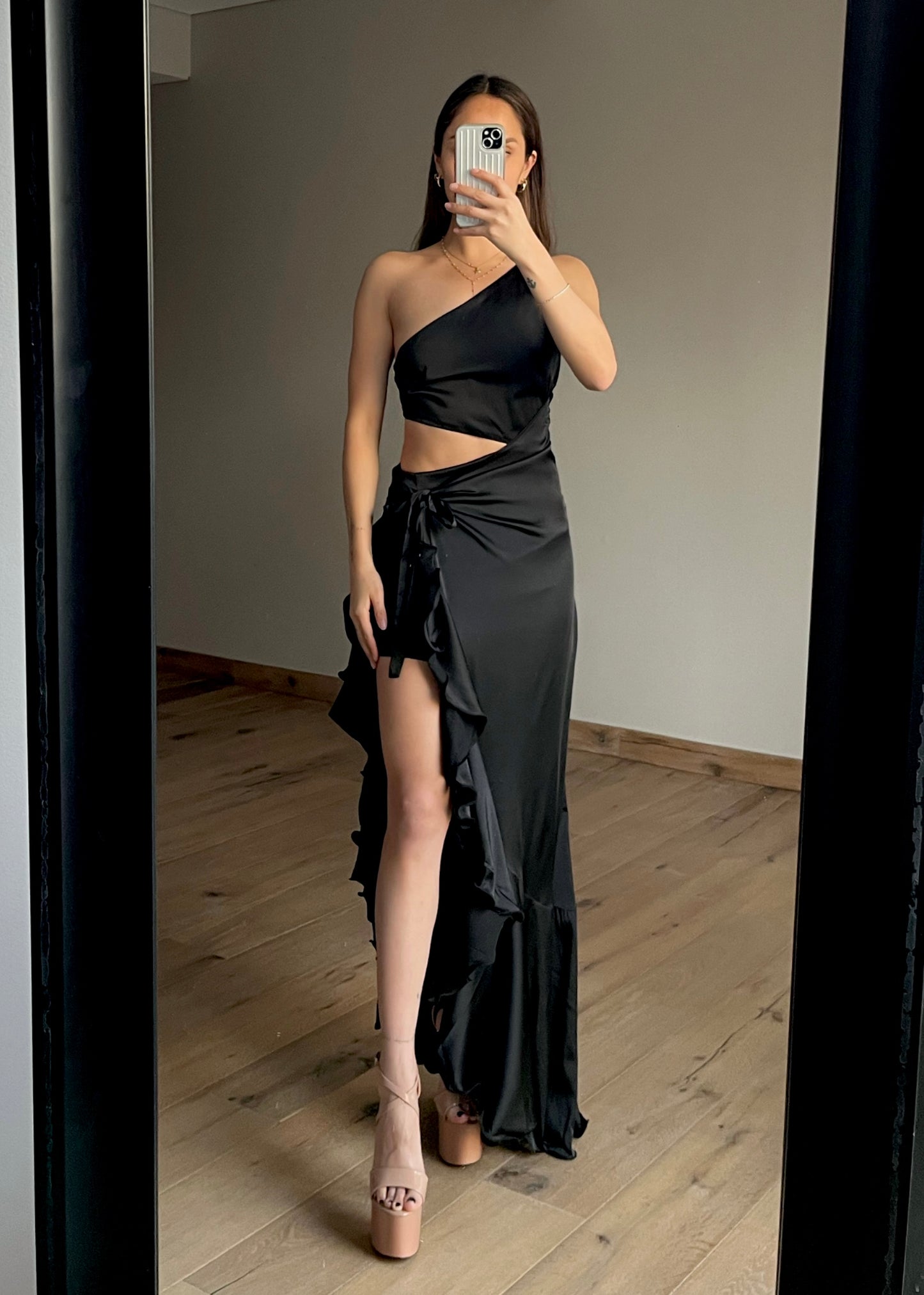 Monica Black Maxi Dress