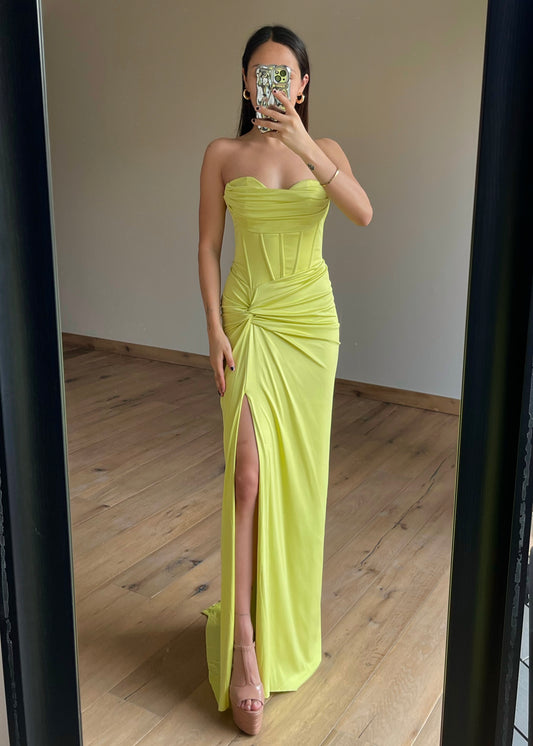 Sienna Yellow Maxi Dress