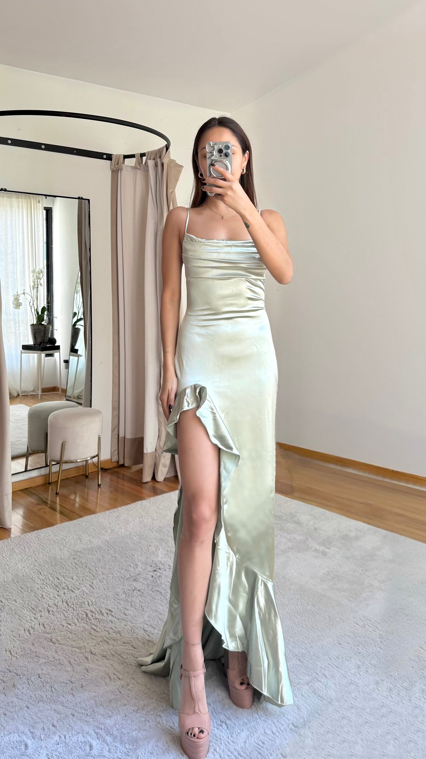 Hilda Sage Dress Maxi Dress