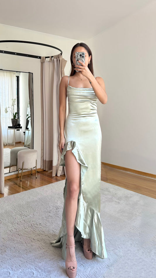 Hilda Sage Dress Maxi Dress