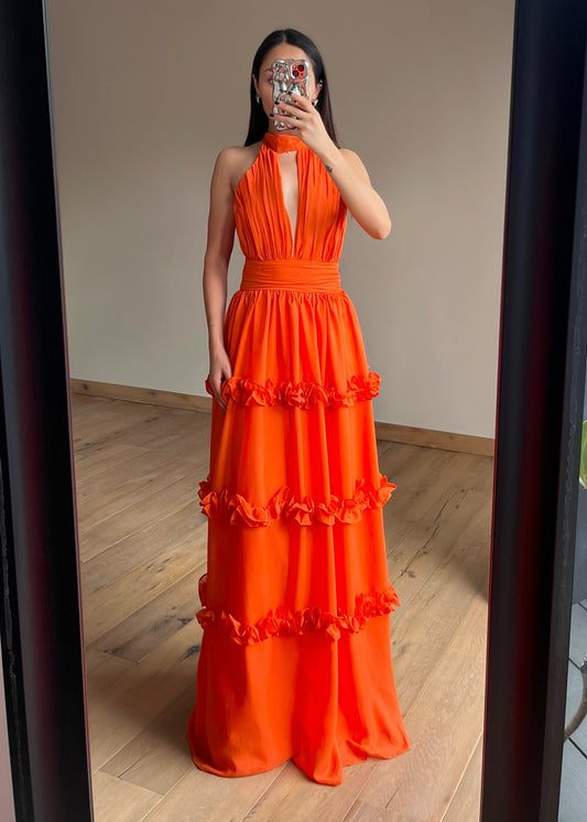 Lolita Orange Maxi Dress