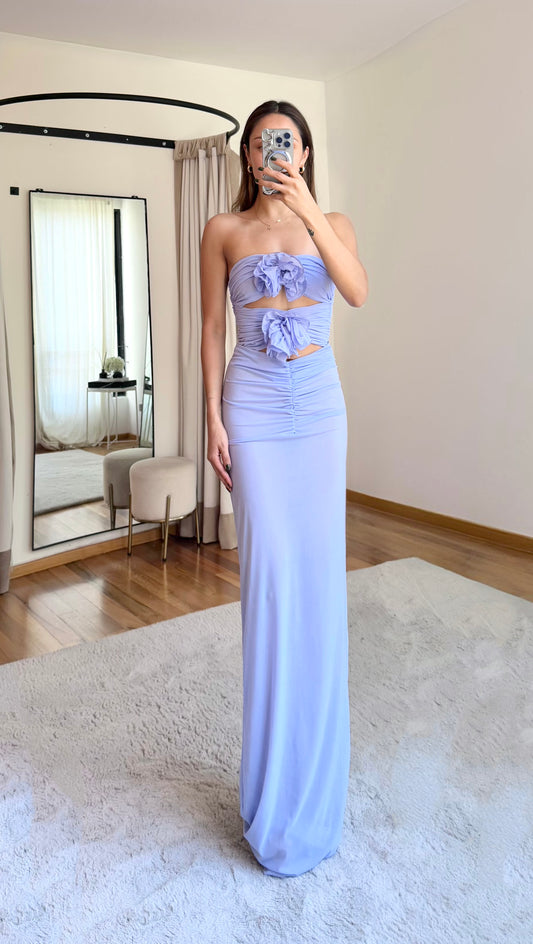 Faby Lilac Maxi Dress