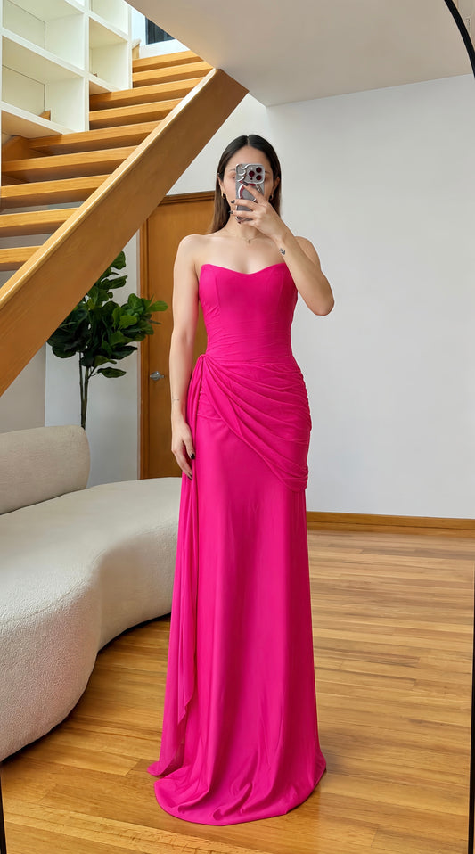 Karina Pink Maxi Dress