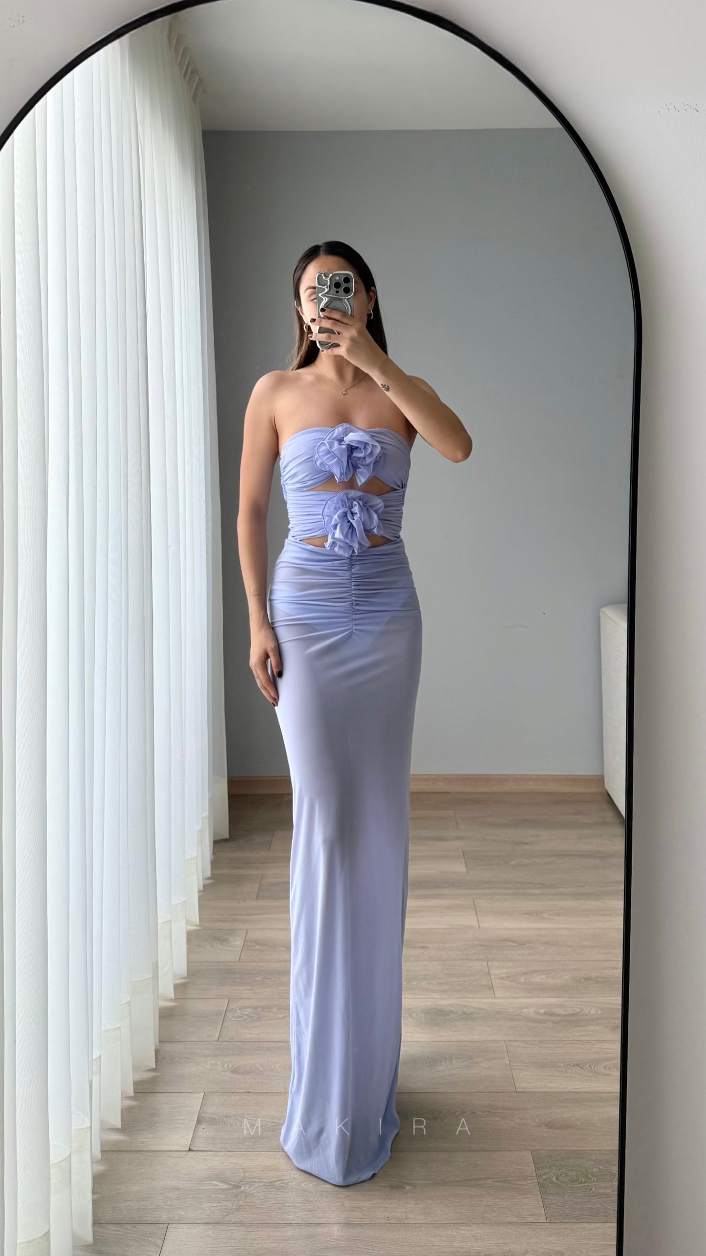 Faby Lilac Maxi Dress