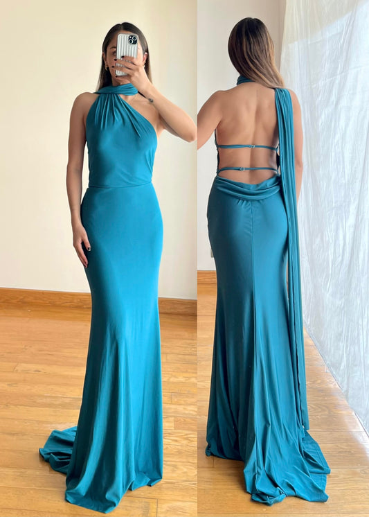 Sienna Green Maxi Dress