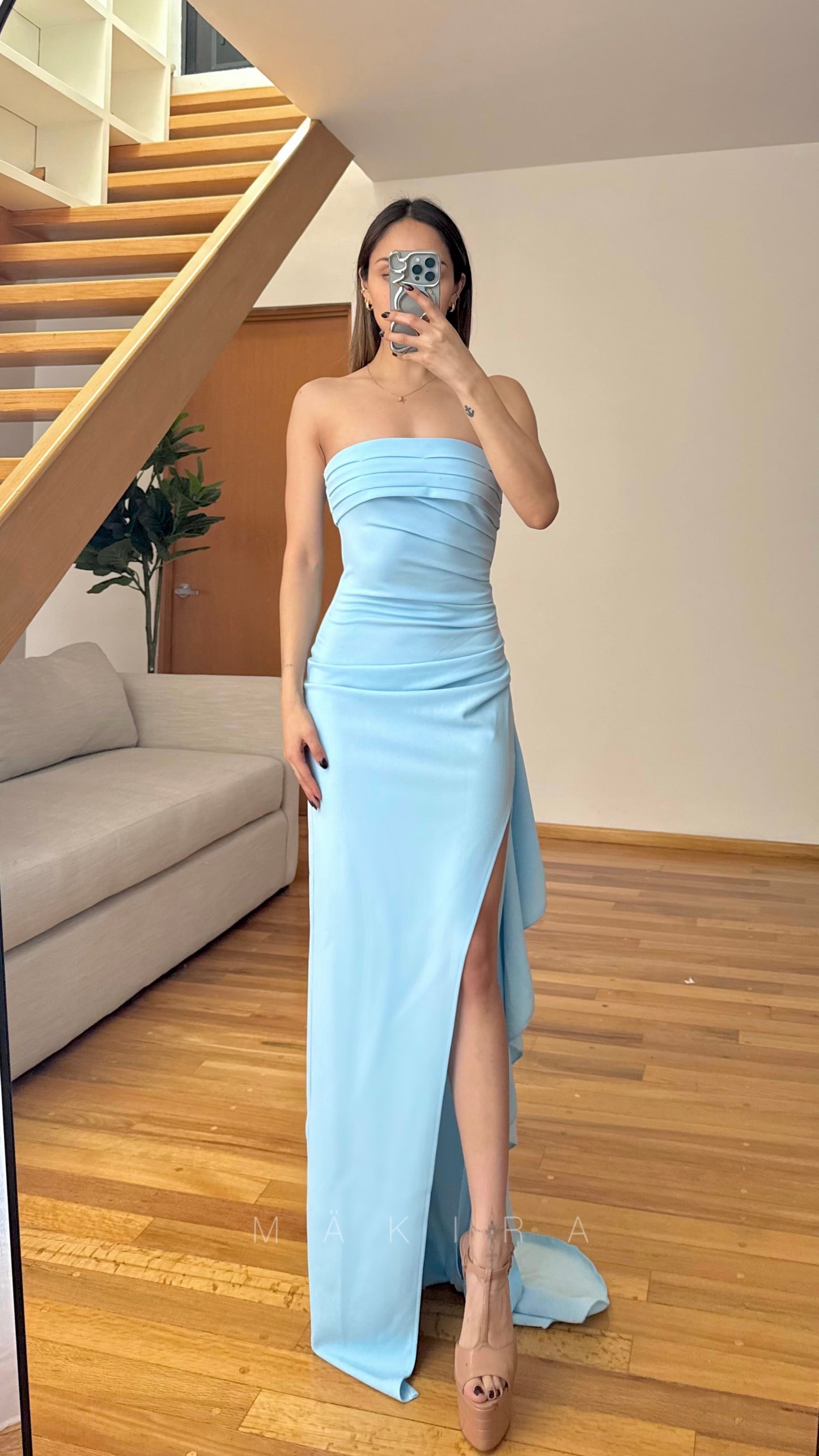 Laura Blue Maxi Dress