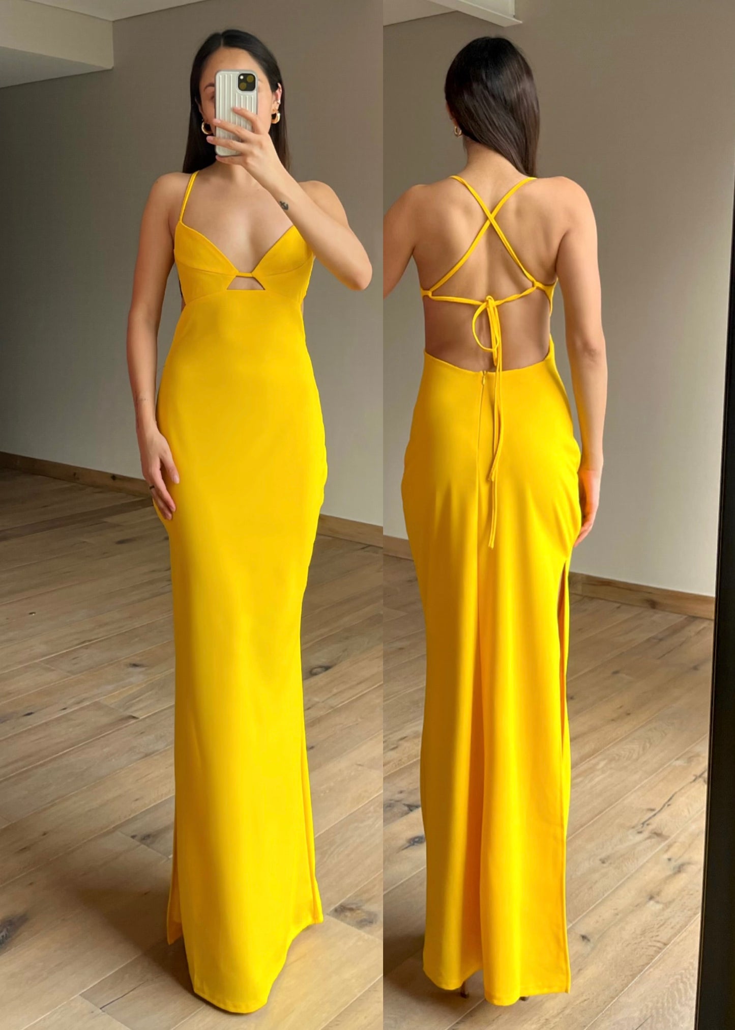 Sienna Yellow Maxi Dress