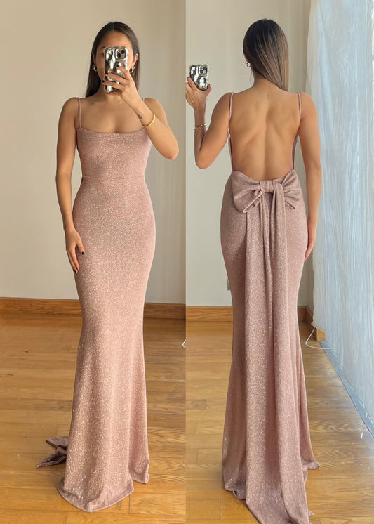 Lorena Pink Maxi Dress