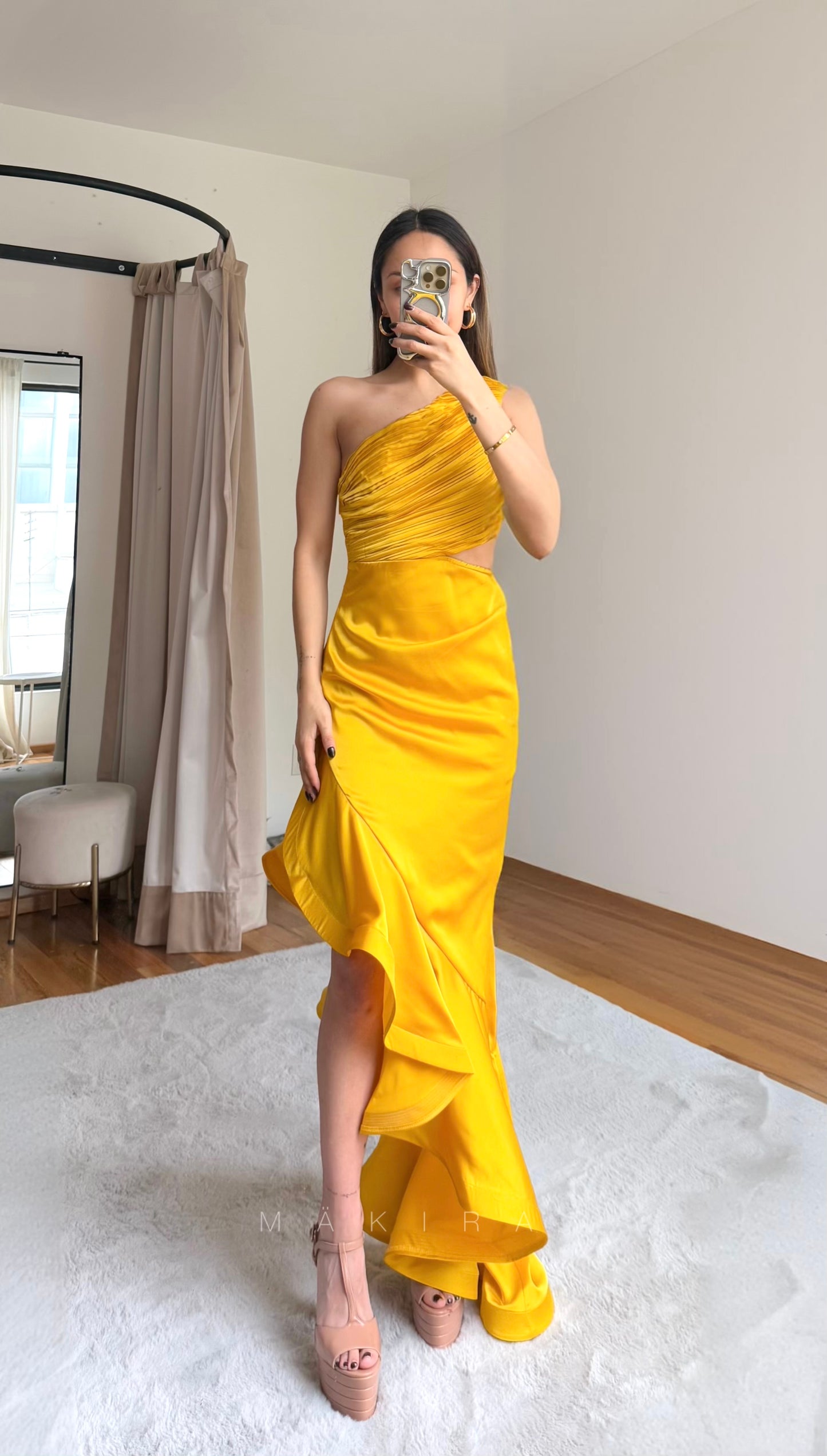Rita Yellow Maxi Dress