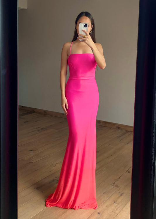 Hawaii Pink Maxi Dress