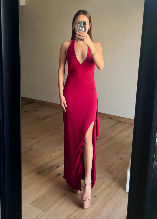 Laia Red Maxi Dress