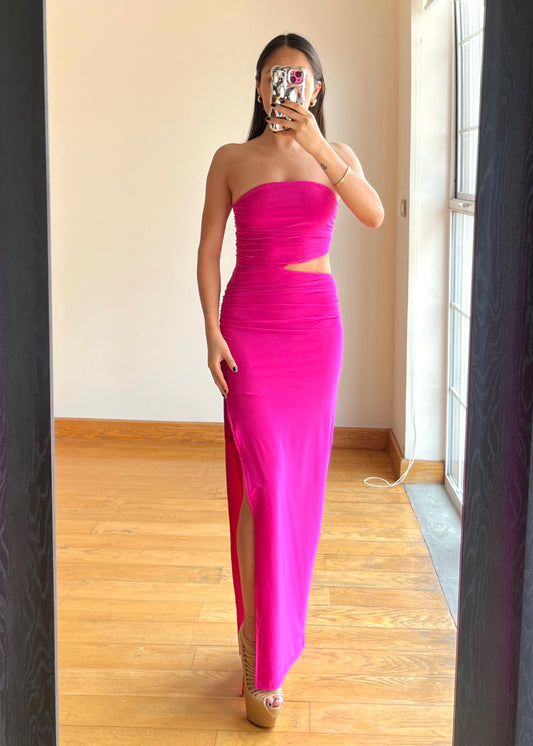 Seia Pink Maxi Dress