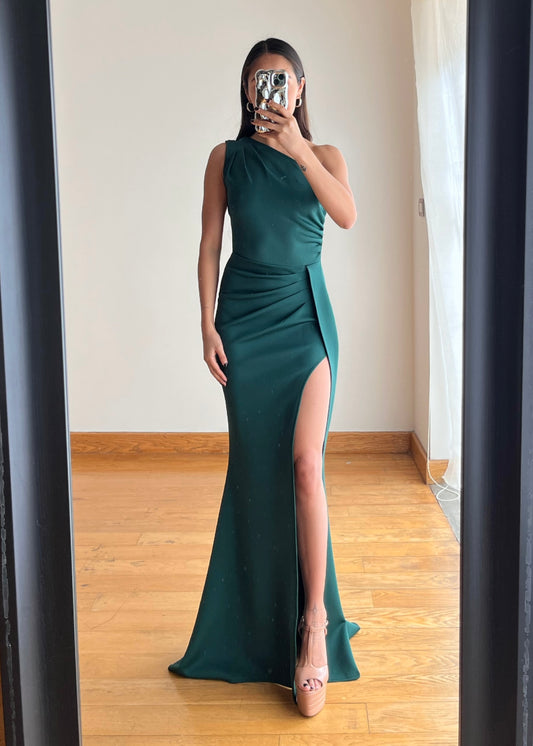 Suzzete Green Maxi Dress