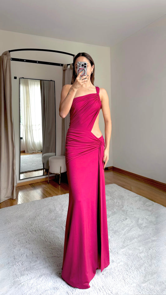 Hilda Red Maxi Dress