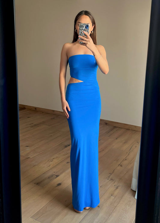 Gala Blue Maxi Dress