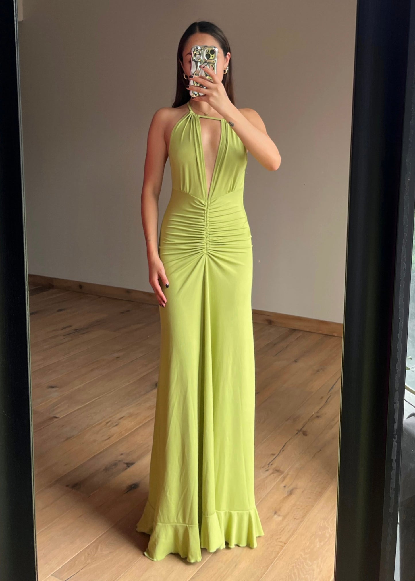 Faby Green Maxi Dress