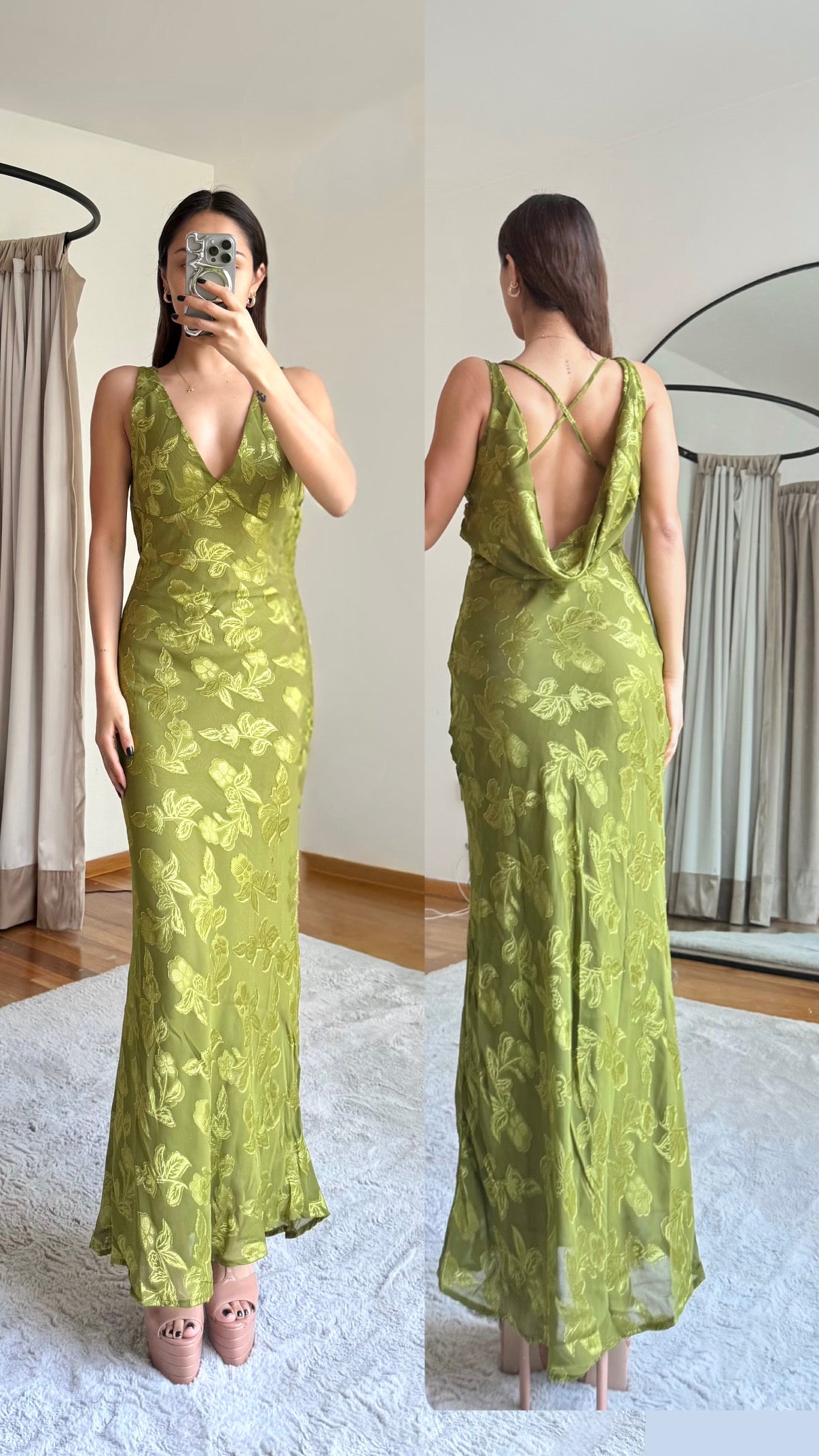 Julia Green Maxi Dress