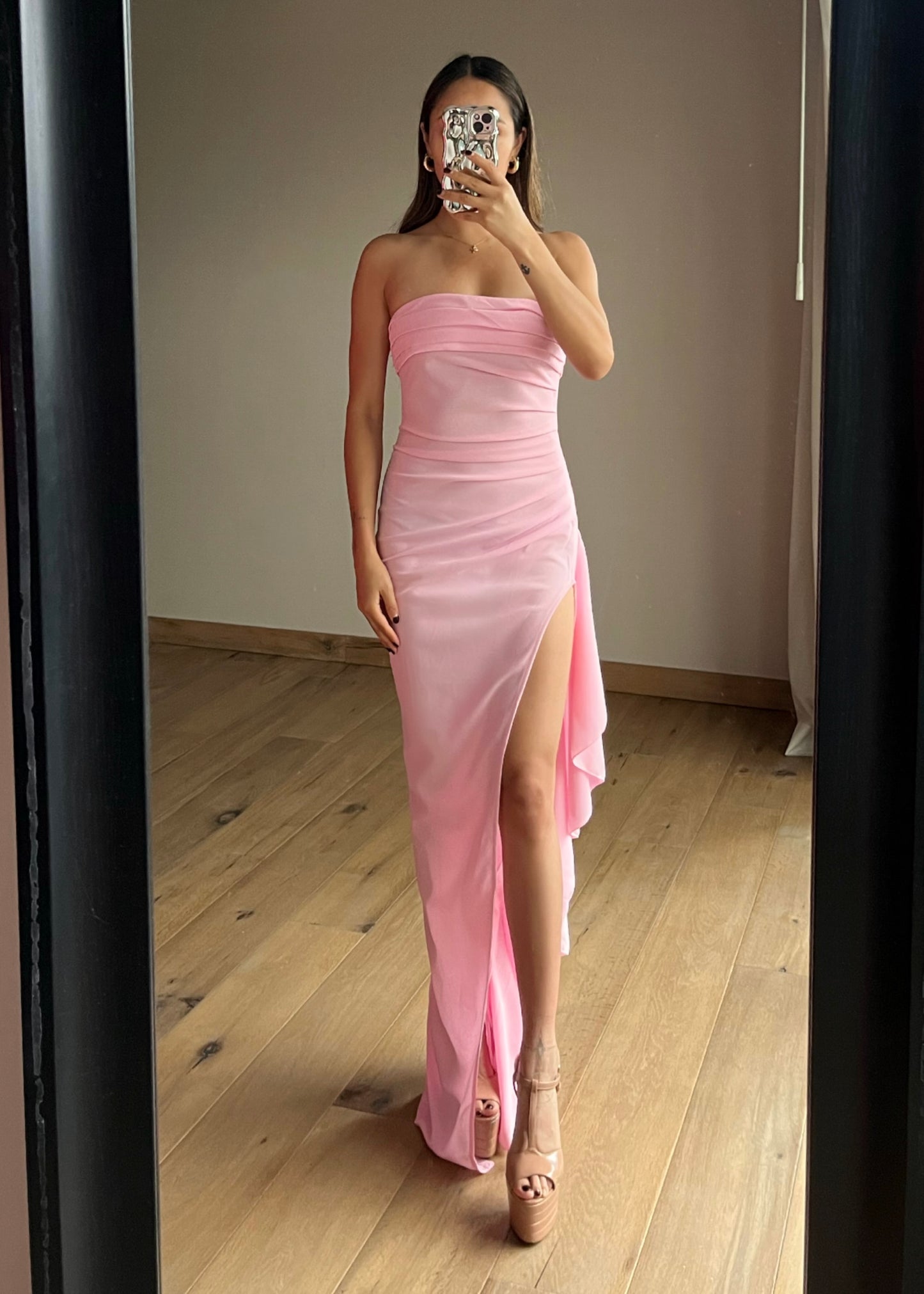 Mariana Pink Maxi Dress