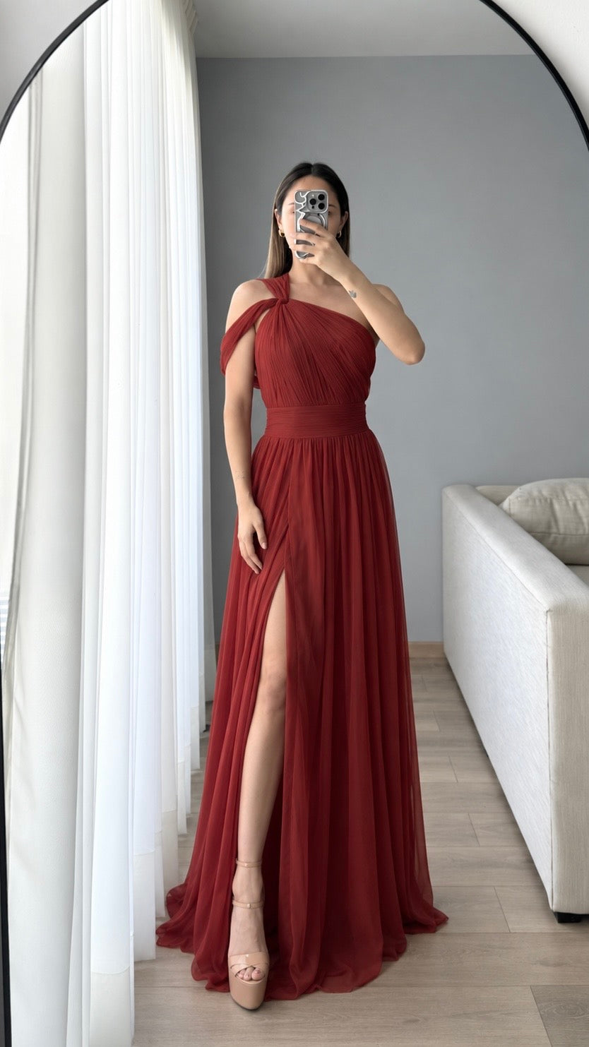 Lucia Terracota Maxi Dress
