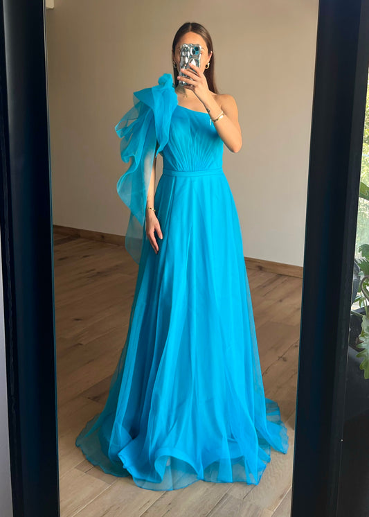 Brenda Blue Maxi Dress