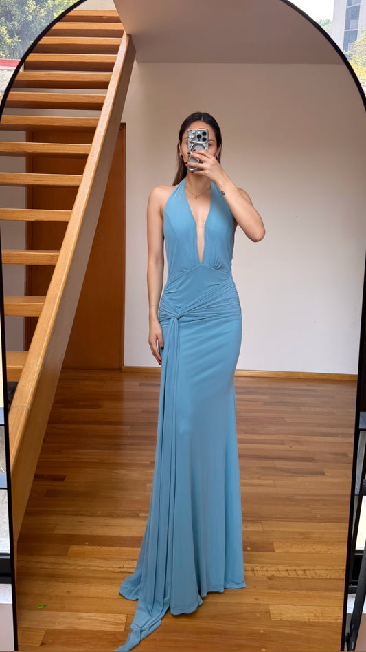 Rebeca Blue Maxi Dress
