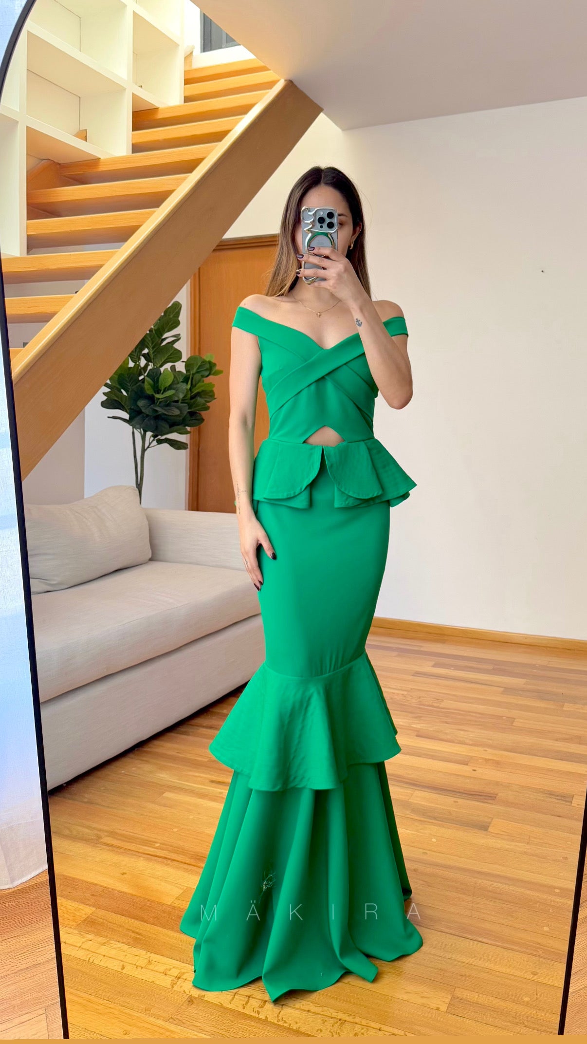 Elisa Green Maxi Set