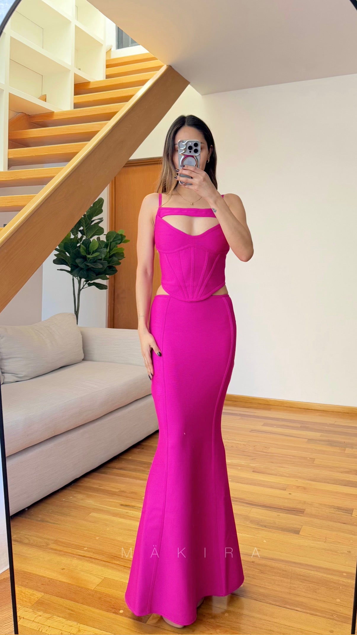 Ninna Pink Maxi Set