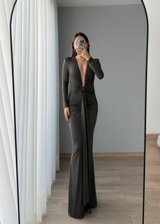 Regina Green Maxi Dress