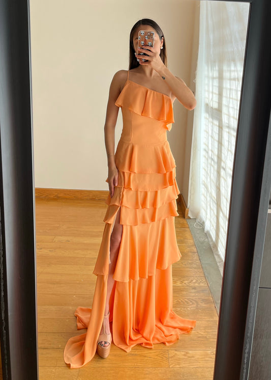Bernarda Orange Maxi Dress
