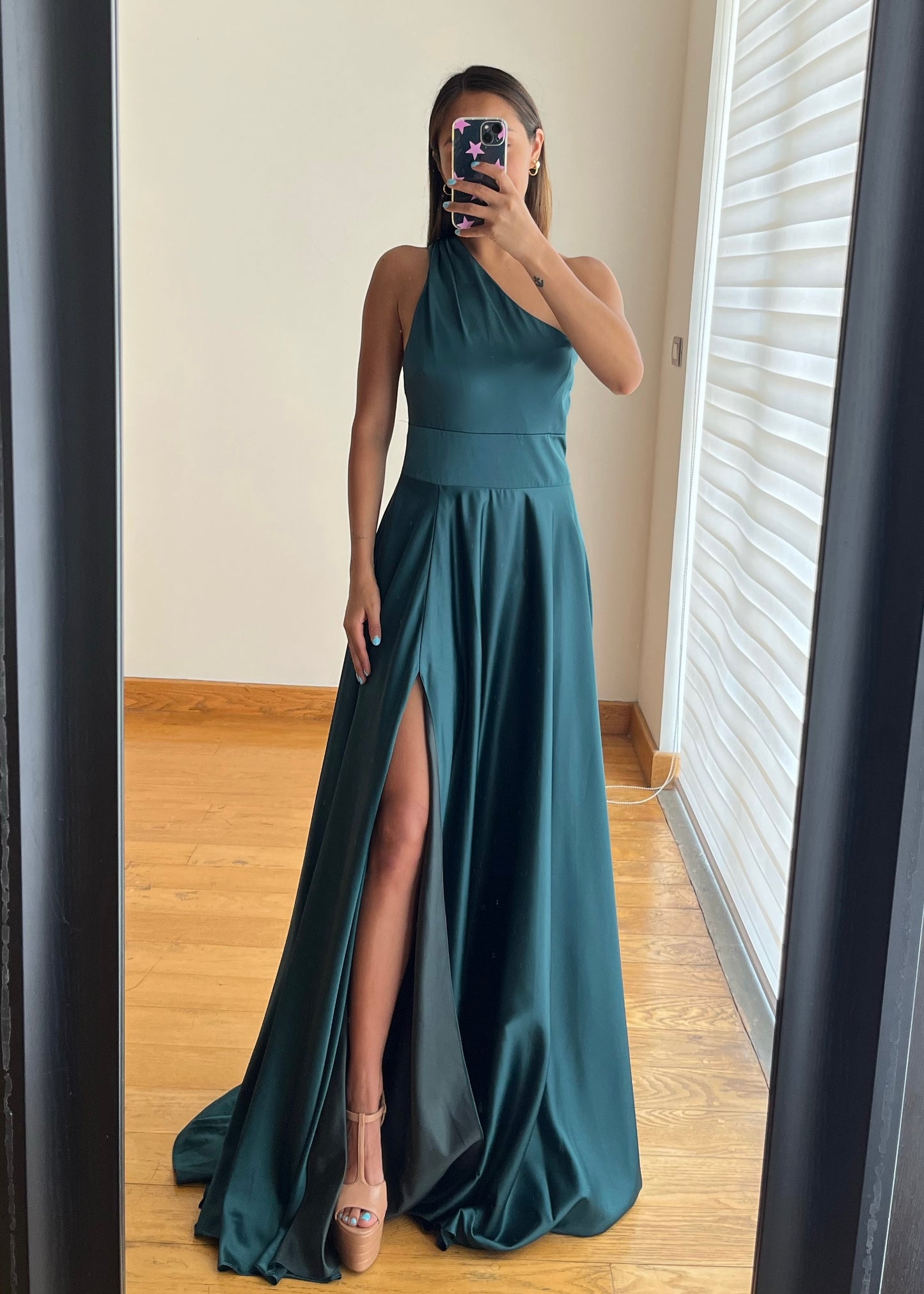 Paulina Green Maxi Dress