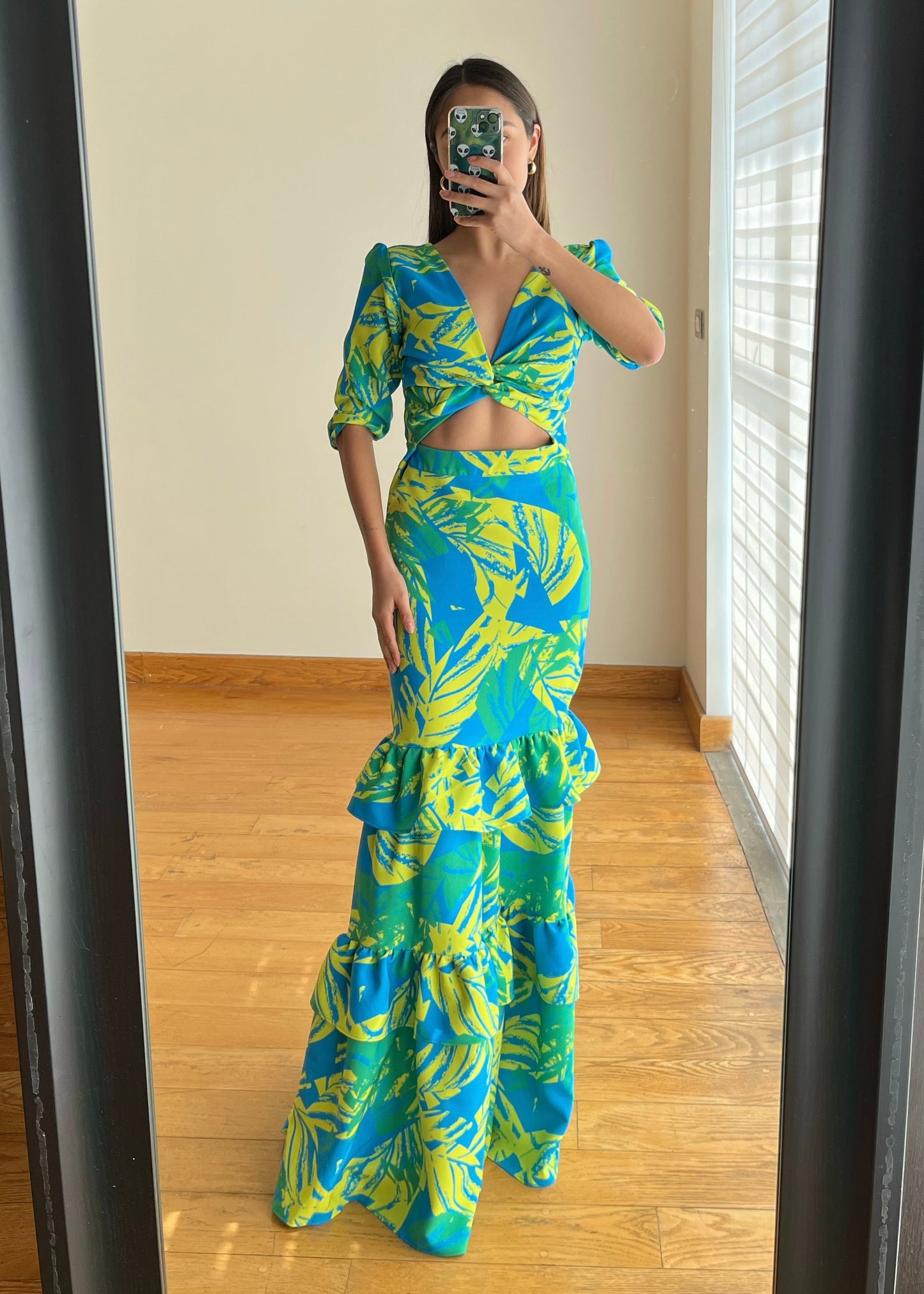 Amalfi Tropical Maxi Dress