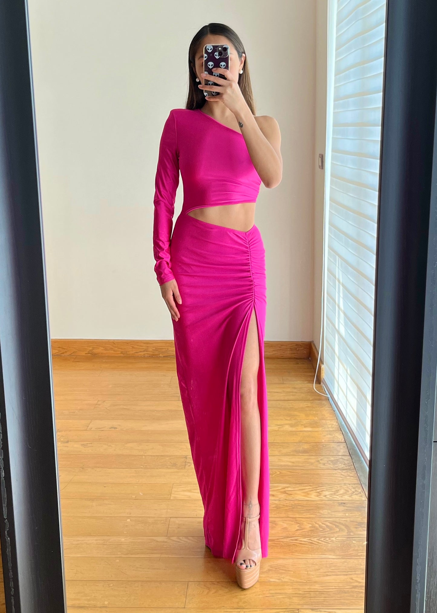 Lenny Pink Maxi Dress