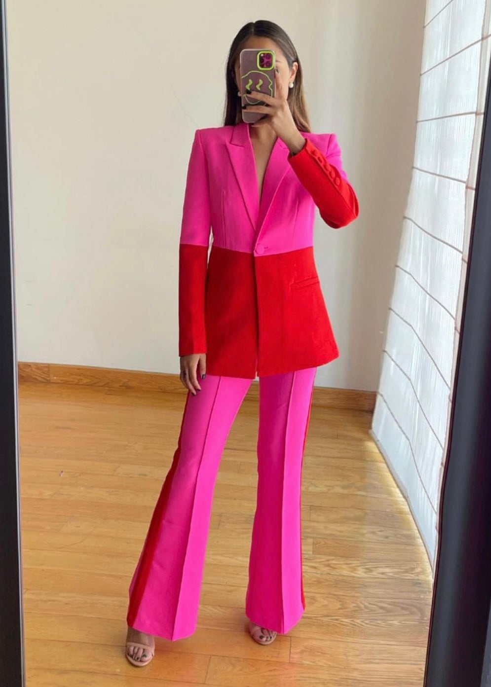 Hanna Red Pink Suit